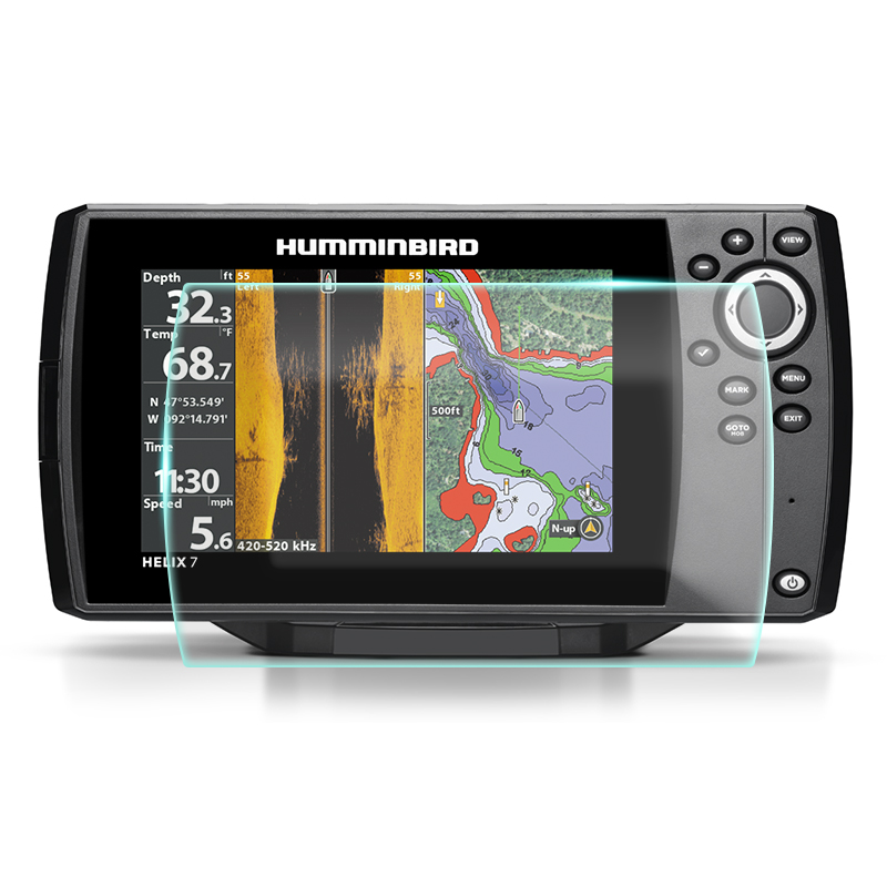 Crystal Clear Screen Protector for Humminbird Helix 7 DI Fish Finder