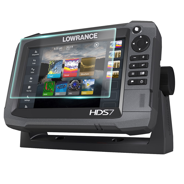 Crystal Clear Screen Protector for Lowrance HDS7 Gen3 Fish Finder
